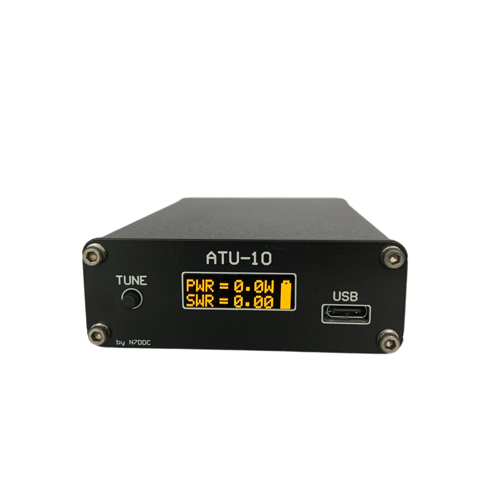 ATU10 Handheld Portable QRP Tyny QRP Automatic Antenna Tuner 0.91 Inch OLED Display Screen