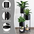thumbnail image 5 of Metal Plant Stand, 6 Tier 6 Potted Indoor Flower Pot Stand Holder Shelf, Outdoor Foldable Decorative Storage Shelf Rack, 5 of 8