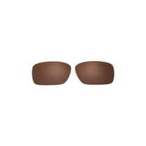 Walleva Brown Polarized Replacement Lenses for Oakley Det Cord(OO9253 Series) Sunglasses