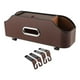 thumbnail image 4 of Organizador trasero para asiento de coche, soporte para pañuelos con portavasos, almacenamiento práctico, toallas de papel, accesorios interiores para Marrón Sunnimix Organizador del respaldo del asiento del automóvil, 4 of 7