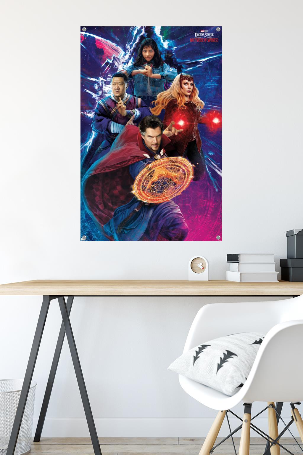 Marvel Doctor Strange in the Multiverse of Madness - Group Wall Poster with Pushpins, 22.375" x 34"