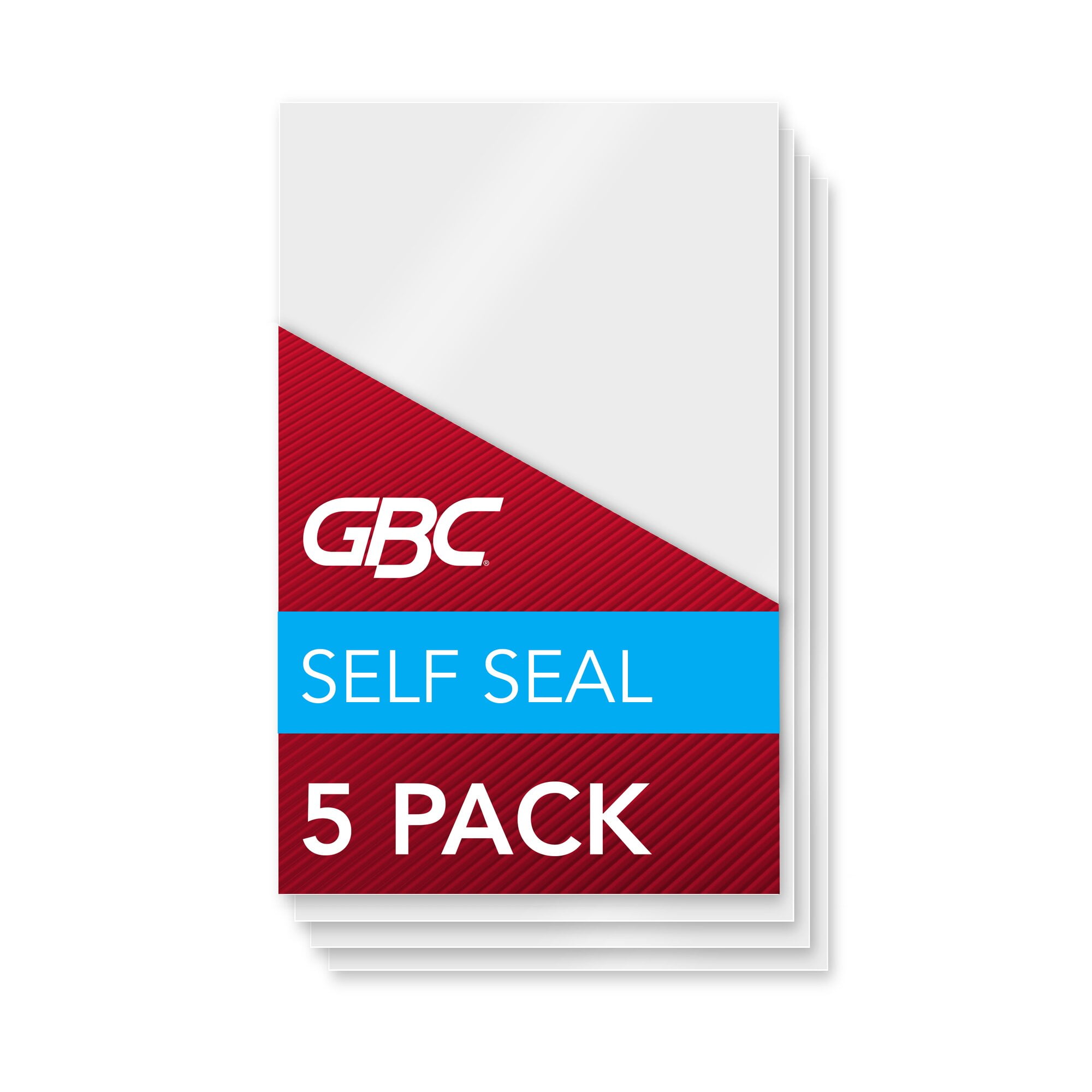 GBC Self Sealing Laminating Pouches, Photo Size, 8 Mil, 5 Pack