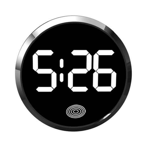 Chmadoxn Digital Clock For Car Dashboard Stick Dashboard Car Clock Stick Clock For Car Dashboard -Activated Watch With LED Display For Car Bike electronic clock