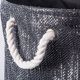 thumbnail image 2 of Papelera DII Lurex Negro/Plata Redonda Pequeña Design Imports CAMZ36830, 2 of 2