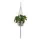 thumbnail image 1 of Maceta colgante para plantas, extra larga, con borlas, para colgar plantas, 1 of 5