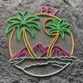 thumbnail image 4 of Handmadetneonsign Palm Tree And Sunset Neon Sign, Sunset Wall Art Decor, Home Bar Pub Hotel Wall Decor, 4 of 5