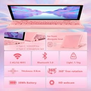 2-in-1 Mini Laptop: 10.95 2K FHD IPS Touchscreen, DDR5 12GB, NVMe 1TB SSD, N95 CPU, Ultra-Thin Metal Body, Win 11 PC, Full-Function Type-C, Cooling Fan, Fingerprint Sensor, Backlit Keyboard
