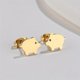thumbnail image 1 of Cute and Stylish Stainless Steel Anime Pig Cartoon Earrings - Perfect Gift for Men!, 1 of 4