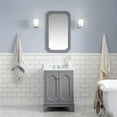 thumbnail image 2 of Water Creation Queen 24"W Wood Single Bathroom Vanity in Cashmere Gray/Chrome, 2 of 3