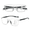Transparent, variant on YIYOUZQT Multifocal Progressive Varifocal Reading Glass Blue Light Blocking, Fashion Rectangular Sports Readers for Women Men Lightweight & Comfortable Anti Glare +1.00 ~+4.00