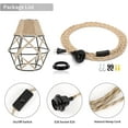 thumbnail image 5 of Motent  Plug in Pendant Light - 16.4ft Hanging lights with on/off Switch Metal Cage, E26 Base, 5 of 10