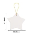thumbnail image 4 of Adorno colgante Creative Hobbies DIY Star, porcelana, 7,6 cm, 4 of 4