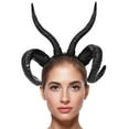 thumbnail image 7 of Gothic Horn Headband Animal Exhibition Horns Hair Clip, 7 of 7