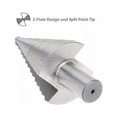 thumbnail image 2 of 5-35mm Step Drill Bit, Round Shank, Titanium Plated (Silver 5-35mm [Round Shank]) for Tool Room, 2 of 4