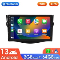 Hizpo Bluetooth Android 13 Apple CarPlay 2 32GB WiFi AUX Car Stereo Radio Head Unit Multimedia GPS Navigation Player In Dash For Toyota RAV4 2006 2007 2008 2009 2010 2012