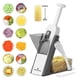 thumbnail image 1 of Mandolina cortadora de verduras ONCE FOR ALL picadora de alimentos segura y ajustable gris, 1 of 9