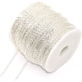 thumbnail image 1 of Nvzi Cadena de eslabones de cable de 5 yardas a granel para collares, accesorios de joyería para hacer joyas por su cuenta, 1 of 4