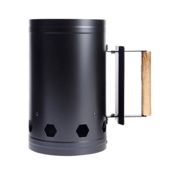 Grofry Fast Charcoal Ignition Barrel Carbon Stove Outdoor Barbecue Fire Starter Bucket,Black