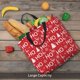 thumbnail image 5 of Balery Christmas Hohoho Bolsa de Mano para Mujeres con Cremallera, Bolsa de Gimnasio con Compartimentos, Bolsa para Laptop, Bolsa para Trabajo, 5 of 7
