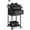 Black, variant on TASALON New Upgrade Salon Metal Trolley Cart for Salon Station - Space Saving Salon Rolling Cart with 2 Magnetic Bowls– Beauty Cart, Tattoo Cart, Hair Cart for Hair Stylist Multipurpose Cart
