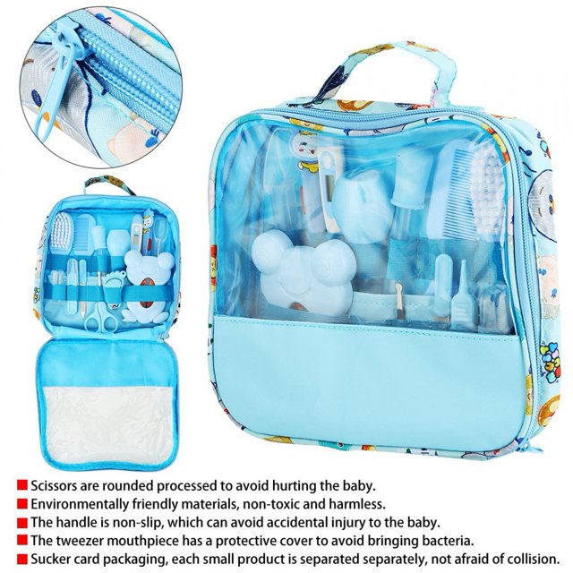 Limpieza personal para bebés, 13 piezas Cuidado de uñas para bebés Cuidado de limpieza para bebés Cuidado de uñas para bebés Innovación moderna