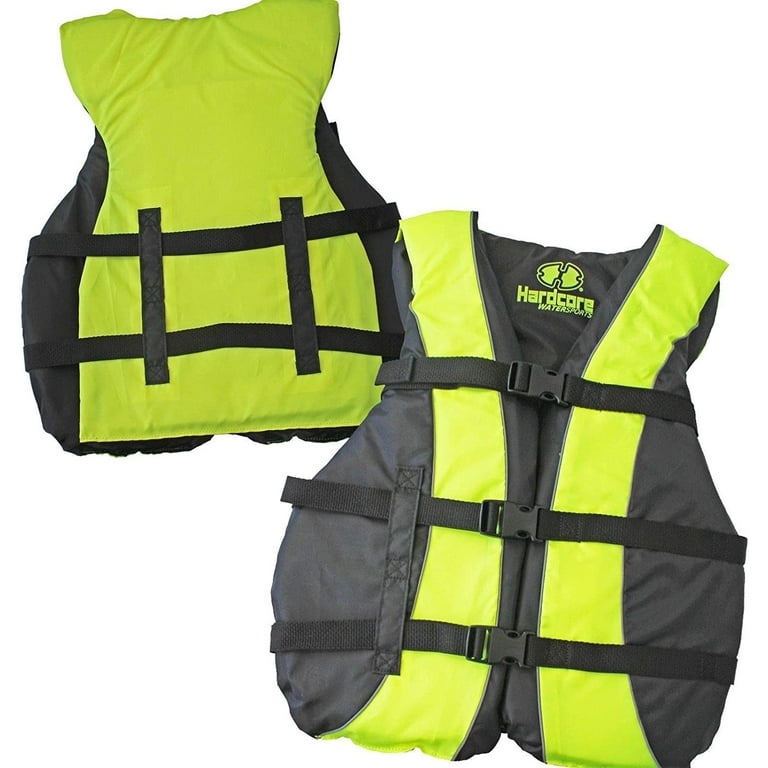 Life Vests For Adults Hardcore S (2-Pack) Coast Guard Approved