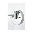 thumbnail image 4 of Living District Davian 1-Light Metal/Glass Swing Arm Wall Sconce in Chrome/Clear, 4 of 6