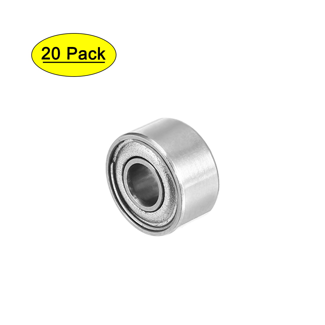 New 5*23*7mm U Groove Metal Shield Nylon Pulley Wheels Roller Ball Bearings ZC 