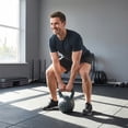 thumbnail image 2 of Soozier Kettlebell, 26 lbs Kettle Bell with Non-Slip Handle, 2 of 10