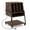 Rustic Brown, variant on Furnibear Record Player Stand on Wheels Rolling Turntable Stand with Power Outlets USB Type-C Ports and Record Storage, Black