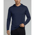 thumbnail image 3 of Real Essentials 3 Pack: Men's Dry Fit Wicking Long Sleeve Fishing Active Hoodie Pullover Sweatshirt (Big & Tall), 3 of 6