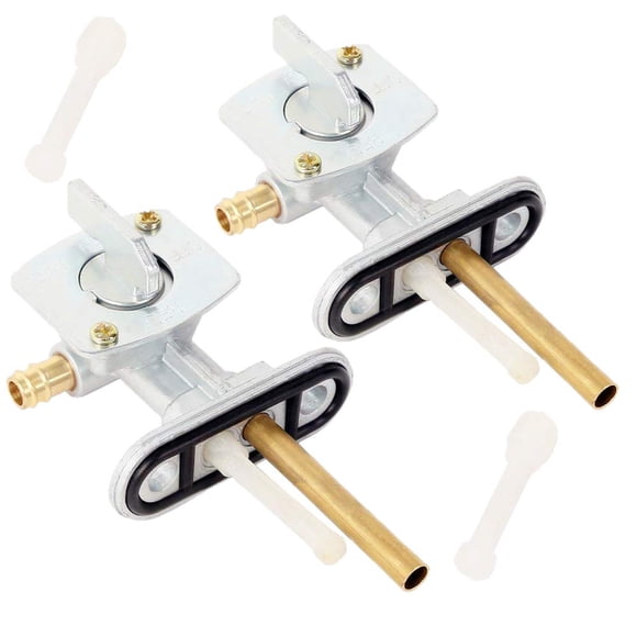 YOFMOO Vanne de Carburant Compatible avec Yamaha YF60 YF60S YFM250 YFM250B YFM350 YFM350R YFM350X YFM400 YFM600 YFM50R YFM660R YFM80GH YFM200 5GT 5KM 5TG 5Y1 24500 01 02 03 Lot de 2