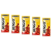 5 Pack Bengay Vanishing Scent Non-Greasy Pain Relief Gel, 2 Oz each
