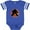 Football Blue and White, variant on Inktastic Ice Hockey Goalie Sports Boys or Girls Baby Bodysuit