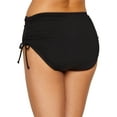 thumbnail image 2 of 24th & Ocean Womens Solid Adjustable Side Tie Smoothing Bikini Bottom Style-TF9G695 Swimsuit, 2 of 2