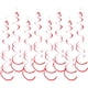 thumbnail image 3 of Inteprter Guirnalda colgante de 6 pack/lote, artesanía exquisita, decorativa, amplia aplicación para colgante en de cumpleaños Kits de decoración para fiestas Rojo, 3 of 6