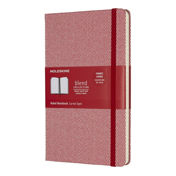 Moleskine Limited Edition Blend Collection Notebook, Large, Ruled, Red (5 X 8.25) (Other