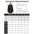 thumbnail image 5 of WenVen Women's Puffer Jacket Quilted Winter Coat Thicken Windproof Snow Outerwear with Hood Black L, 5 of 13