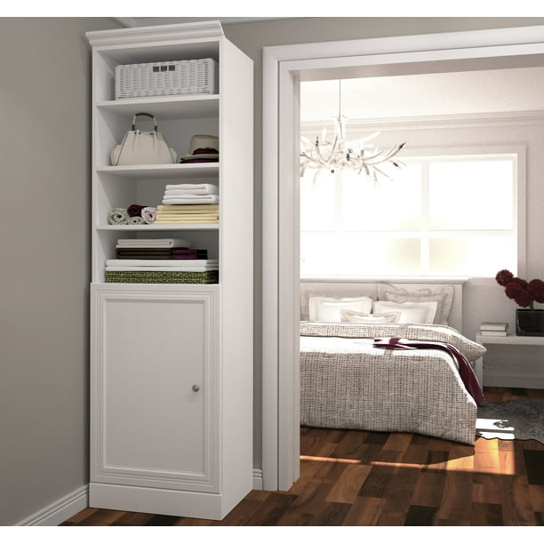 Versatile by Bestar 25'' Storage Unit with door in White