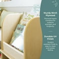 thumbnail image 6 of Guidecraft EdQ Reading Nook - Natural: Children's Wooden Bedroom Reading Bench, Kids' Bookshelf, Toy Cubby Organizer and Cube Storage, 6 of 6