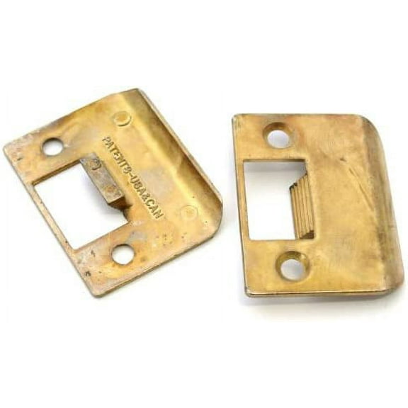Brass Door Tight Ratchet Style Door Strike Hardware | Draft Stopping Automatic Tightening
