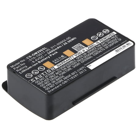 Replacement Battery for Garmin GPSMAP 376C GPSMAP 378 GPSMAP 396 GPSMAP 478 GPSMAP 495 GPSMAP 496 GPSMAP478 8.4V/3400mAh