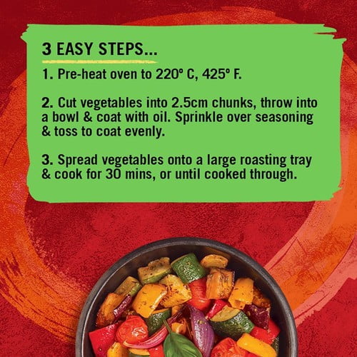 Schwartz Mediterranean Roasted Vegetables 30g, British Import (Pack of 3)