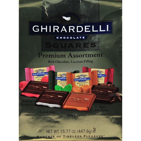 Ghirardelli Chocolate Squares Premium Assortment, 15.77 oz