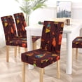 thumbnail image 5 of ZHANZZK African Women Stretch Chair Cover Protector Seat Slipcover for Dining Room Hotel Wedding Party Set of 6, 5 of 6
