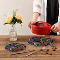 thumbnail image 7 of SKYSONIC Geometry Colorful Pot Holders Trivets, 2 Pcs Heat Resistant Trivets,Summer Color Cotton Thread Weave Mats for Hot Pads Pans Pot Bowl Teapot for Kitchen Decor, 7 of 7