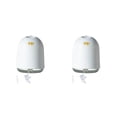 thumbnail image 2 of Bearachild Humidificador de aire eléctrico alimentado por USB con difusor de luz nocturna, generador de niebla, equipo ambientador, sala de estar, interior Blanco 2piezas Bearachild CBP379001, 2 of 6