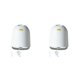 thumbnail image 3 of Ounissouiy Humidificador de aire eléctrico alimentado por USB de 250ML con luz nocturna, difusor de apagado portátil, ambientador para interior de coche Blanco 2piezas Ounissouiy CBP379001, 3 of 6