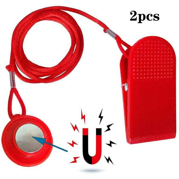 Llave de seguridad para cinta de correr, kit de fitness con bloqueo de seguridad magnético universal para cinta de correr para todas las cintas de correr NordicTrack, Proform, Sole, Weslo, Weider,