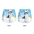 thumbnail image 5 of Lsque Collie in Bathtub Printed Women's Running Shorts with Liner Pockets,Elastic Quick Dry Workout Athletic Gym Yoga Shorts,Womens High Waist Shorts-Small, 5 of 9